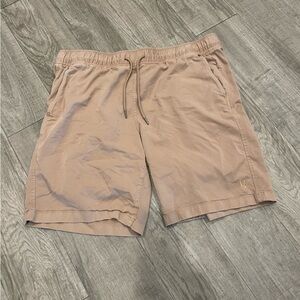 Psycho Bunny Men’s Khaki Stretch drawstring waist Cargo Shorts w pockets 1XLT